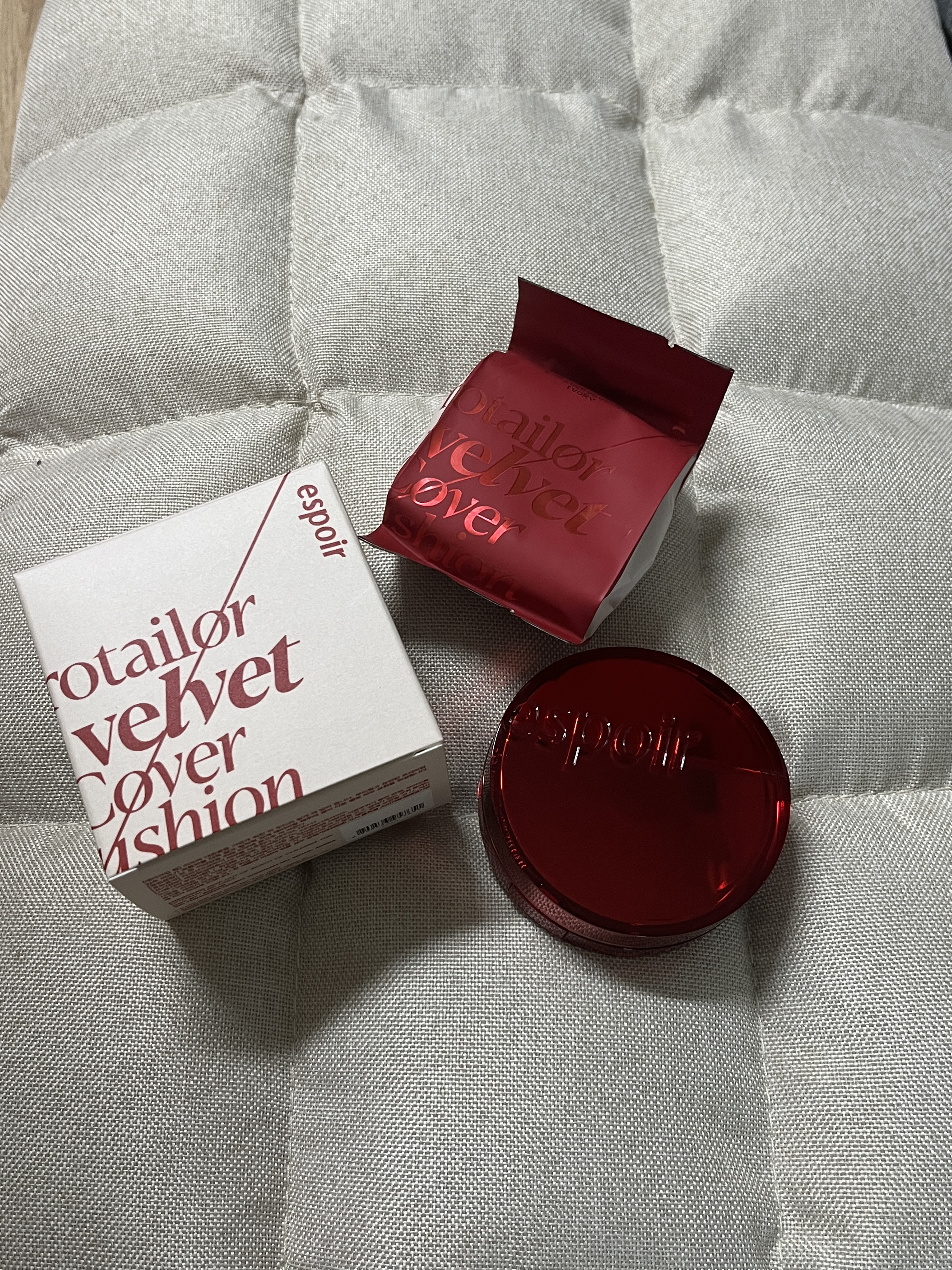 プロテーラービーベルベットカバークッション/espoir/クッションファンデーションを使ったクチコミ（1枚目）