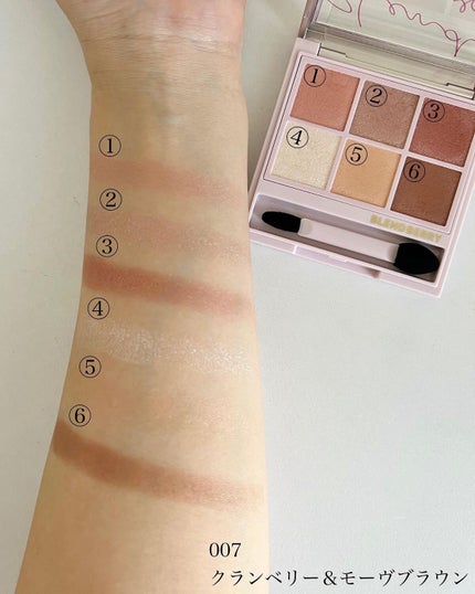 オーラクリエイション/BLEND BERRY/アイシャドウパレットを使ったクチコミ(3枚目)