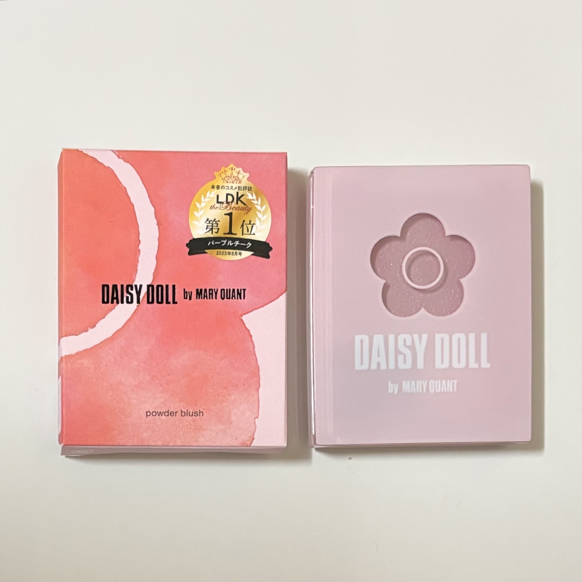 パウダーブラッシュ/DAISY DOLL by MARY QUANT/パウダーチークを使ったクチコミ（1枚目）