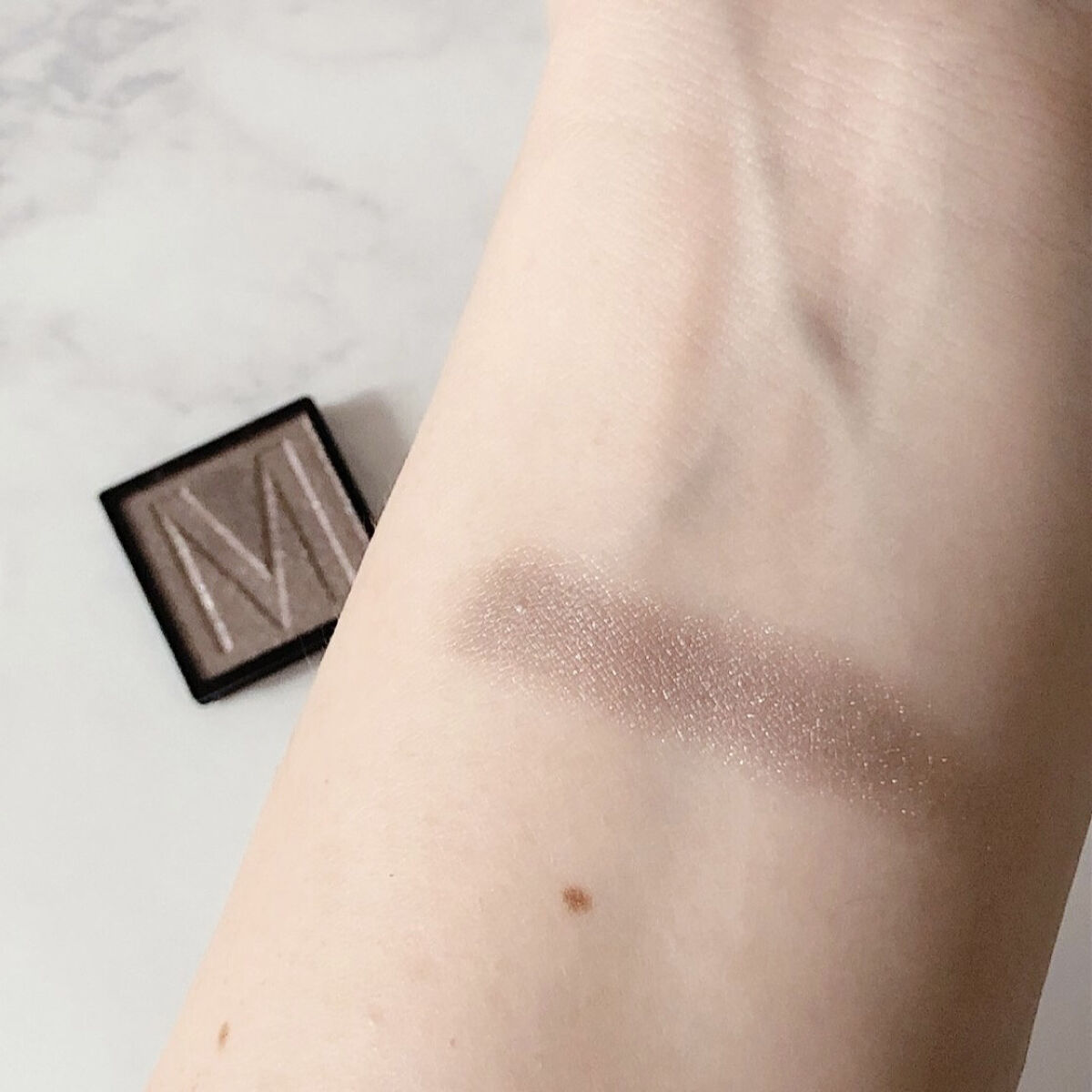 ドラマティックアイカラー (パウダー)/(クリーム) BR635 ショコラノワール/マキアージュ/アイシャドウパレットを使ったクチコミ（3枚目）