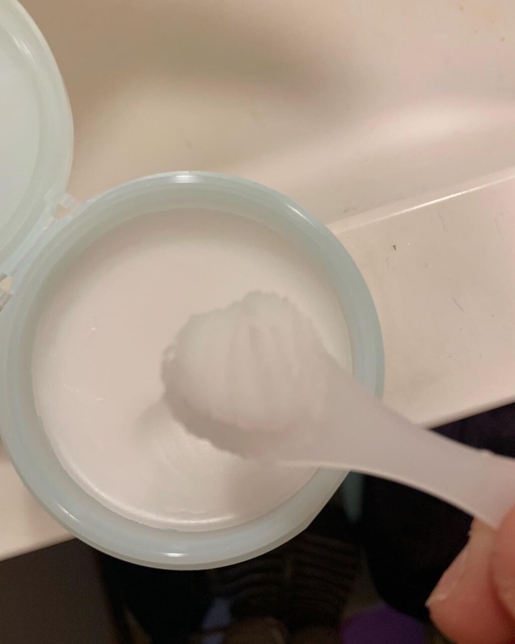 クレンジングバーム/サナ　ラクトステップ/クレンジングバームを使ったクチコミ（3枚目）