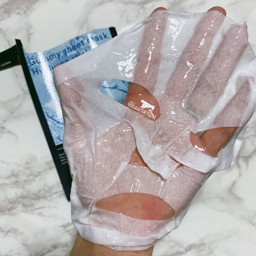 ガムシートマスクパック水分草※12ヒアルロン※13ステッカー/Abib /シートマスク・パックを使ったクチコミ(2枚目)