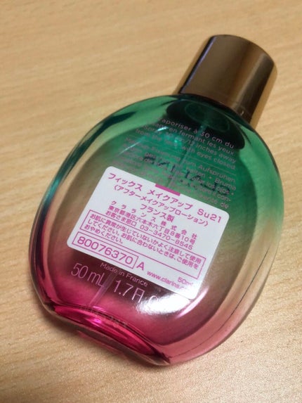 フィックス メイクアップ/CLARINS/ミスト状化粧水を使ったクチコミ(2枚目)