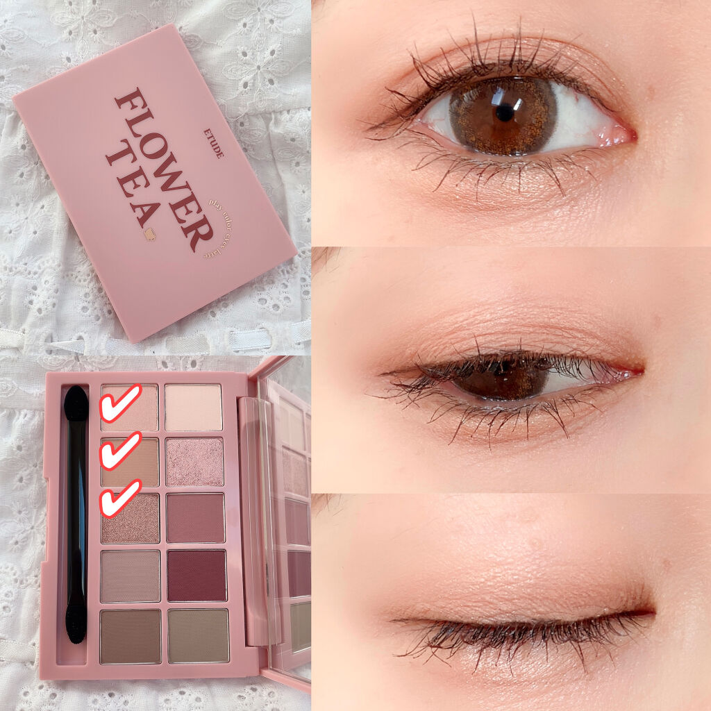 プレイカラーアイズ フラワーティー/ETUDE/アイシャドウパレットを使ったクチコミ（1枚目）