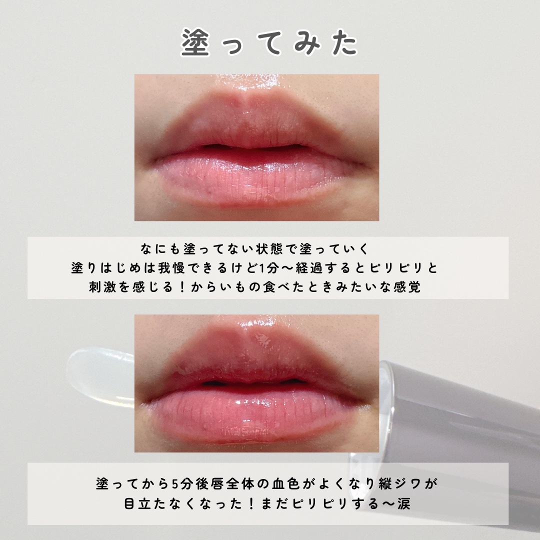 リードルS リッププランパーエキスパート/VT/リッププランパーを使ったクチコミ（3枚目）