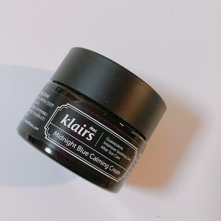 ミッドナイトブルーカーミングクリーム/Klairs/フェイスクリームを使ったクチコミ(1枚目)