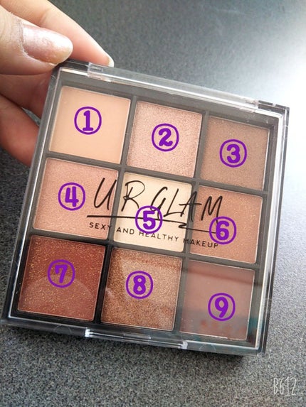 UR GLAM BLOOMING EYE COLOR PALETTE/U R GLAM/アイシャドウパレットを使ったクチコミ(2枚目)