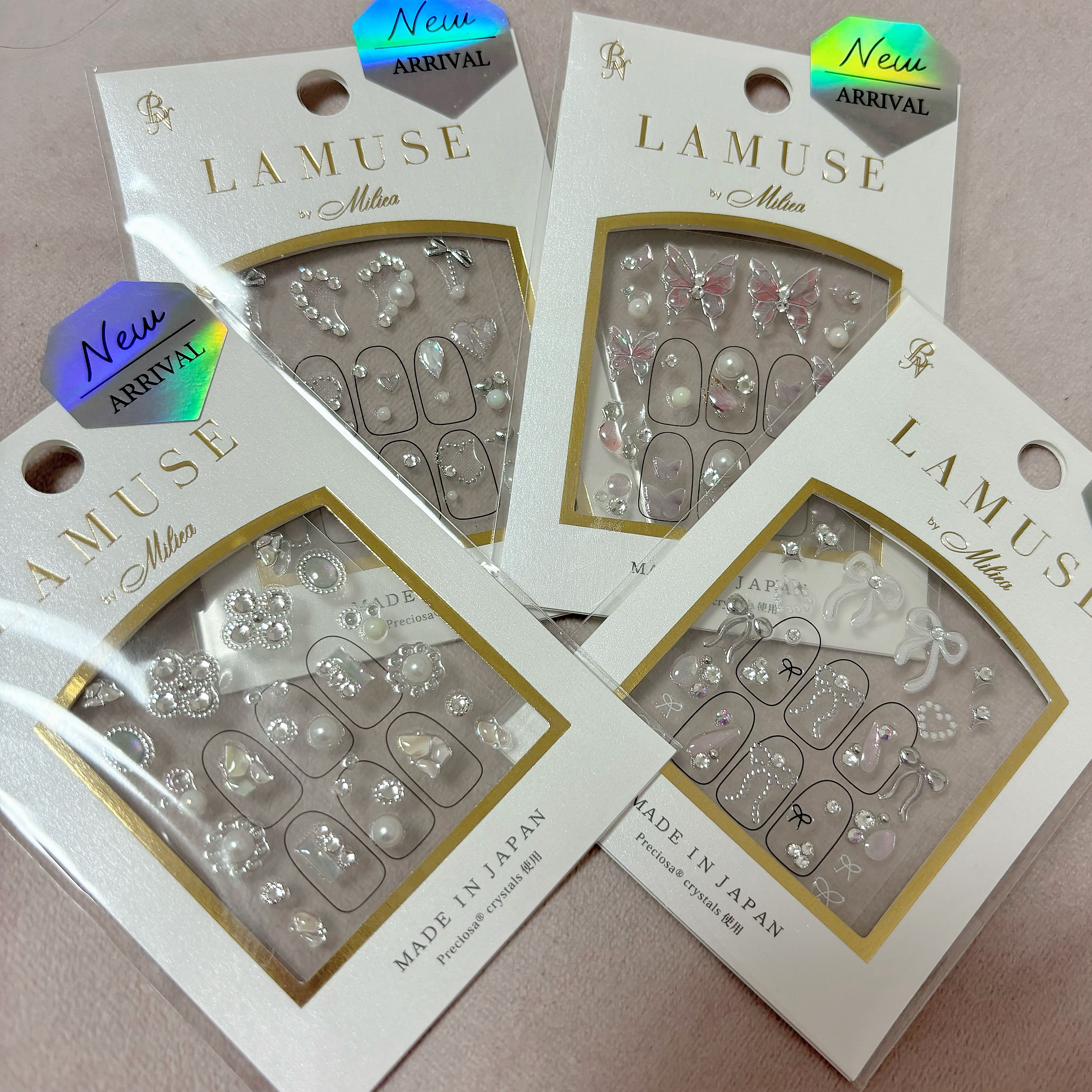 LAMUSE　ラミューズ　ネイルシール LMS-02/ビー・エヌ/ネイルシールを使ったクチコミ（3枚目）