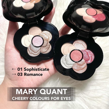 チアリー カラーズ フォー アイズ/MARY QUANT/アイシャドウパレットを使ったクチコミ(2枚目)