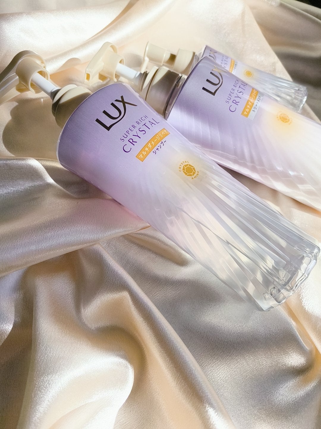 スーパーリッチクリスタル マルチダメージリペア シャンプー/トリートメント/LUX/市販シャンプーを使ったクチコミ(2枚目)