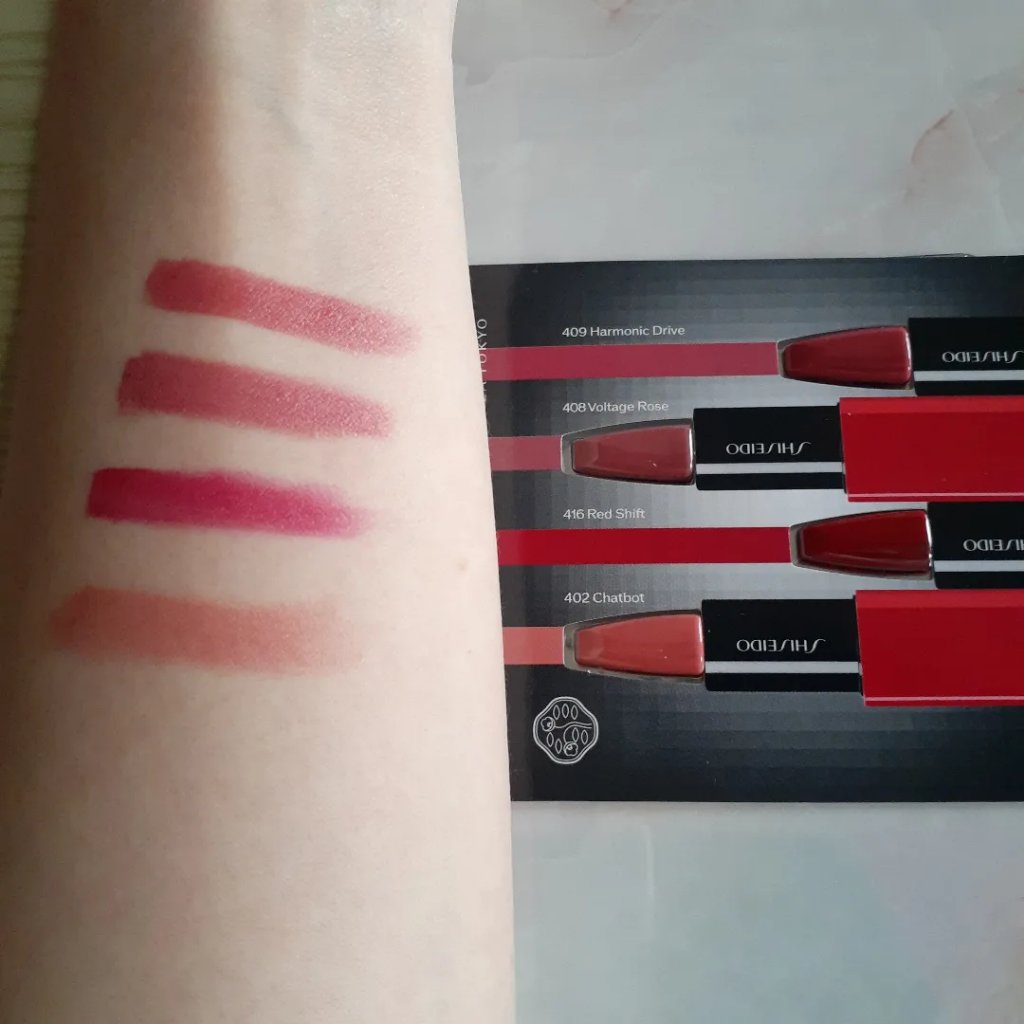 テクノサテン ジェル リップスティック/SHISEIDO/口紅を使ったクチコミ（3枚目）