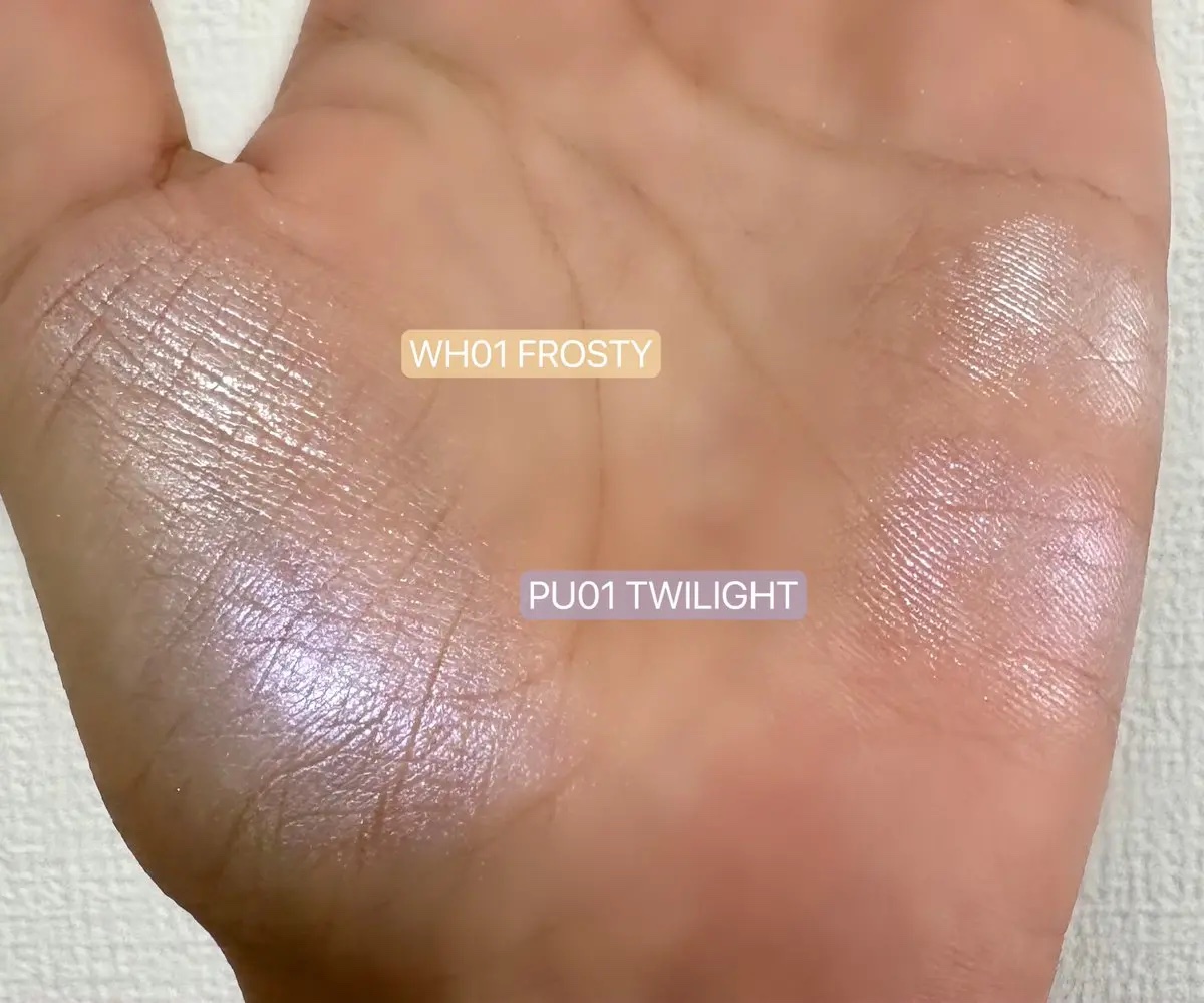 ピュアグラッシュ ハイライター/2aN/パウダーハイライトを使ったクチコミ（3枚目）