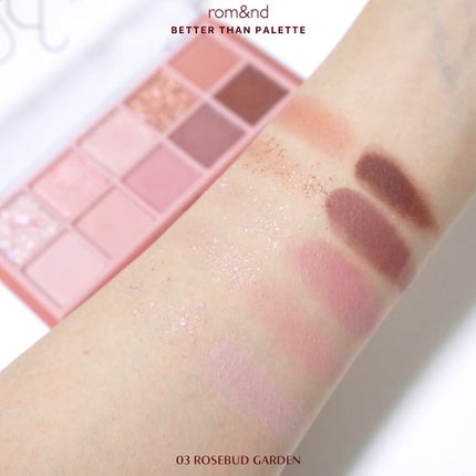 ベターザンパレット/rom&nd/アイシャドウパレットを使ったクチコミ(2枚目)