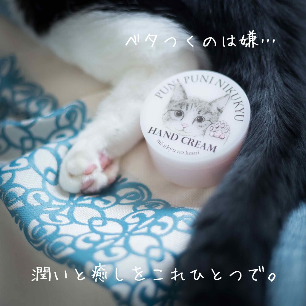 あの猫(こ)とおそろい!? プニプニ肉球の香りハンドクリーム グレイ/フェリシモ猫部/ハンドクリームを使ったクチコミ(1枚目)