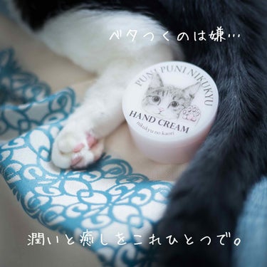 あの猫(こ)とおそろい!? プニプニ肉球の香りハンドクリーム グレイ/フェリシモ猫部/ハンドクリームを使ったクチコミ（1枚目）