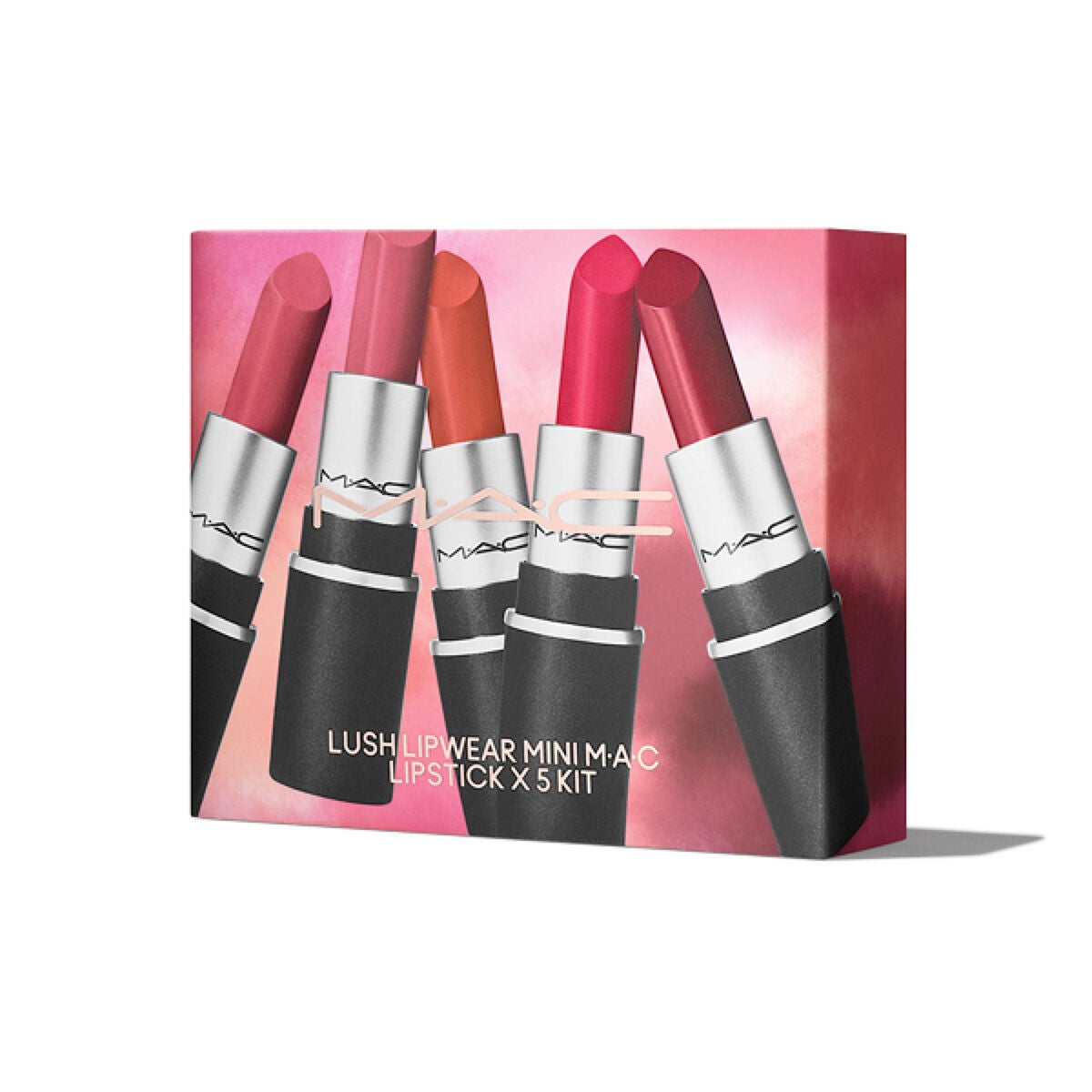 ラッシュリップウェアミニM·A·C リップスティック×5 キット M・A・C