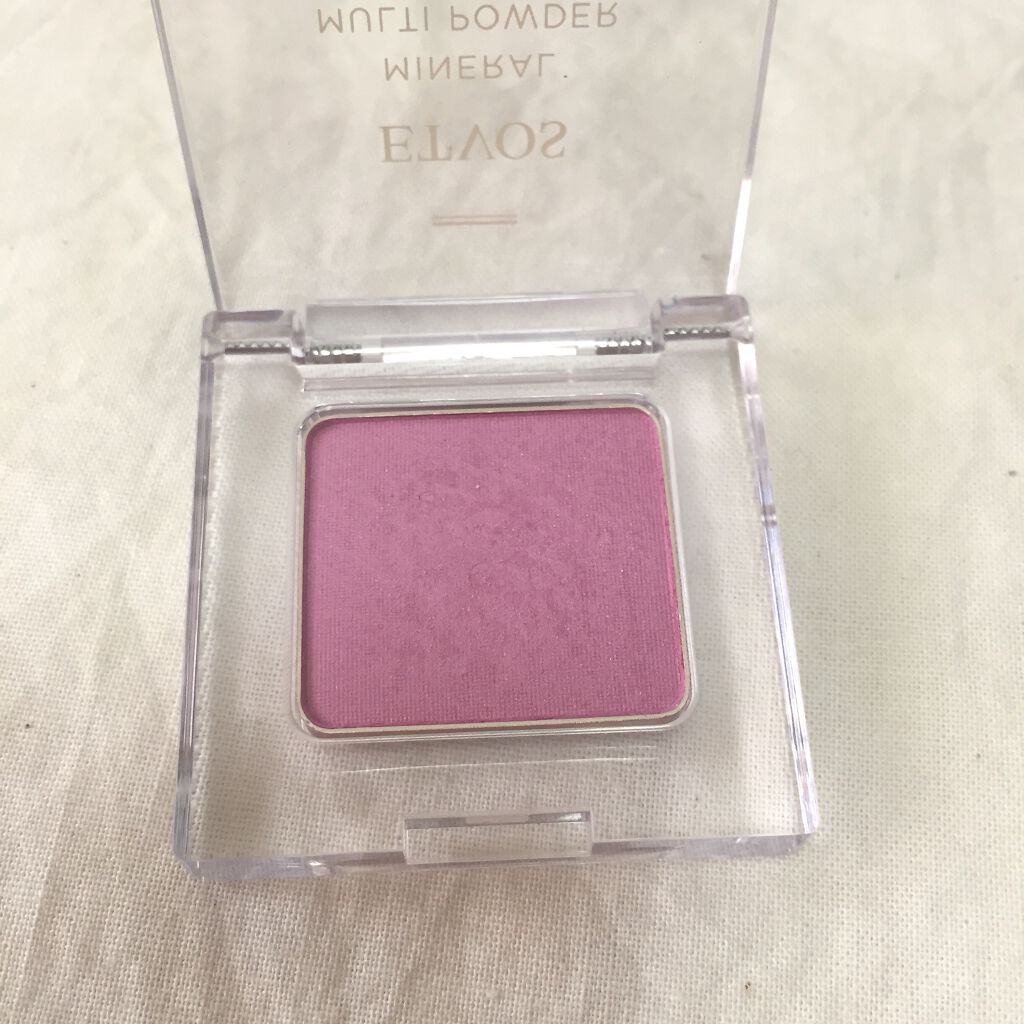 ミネラルマルチパウダー エアリーモーブ（限定）/エトヴォス/単色アイシャドウを使ったクチコミ（2枚目）