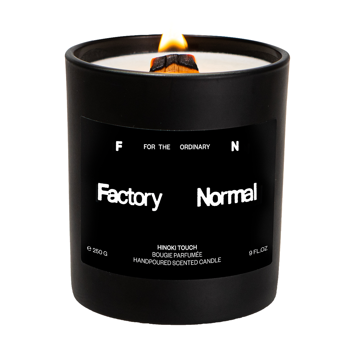 Factory Normal ブラックキャンドル - Hinoki Touch