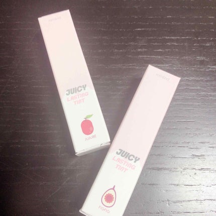 ジューシーラスティングティント/rom&nd/リップティントを使ったクチコミ(1枚目)