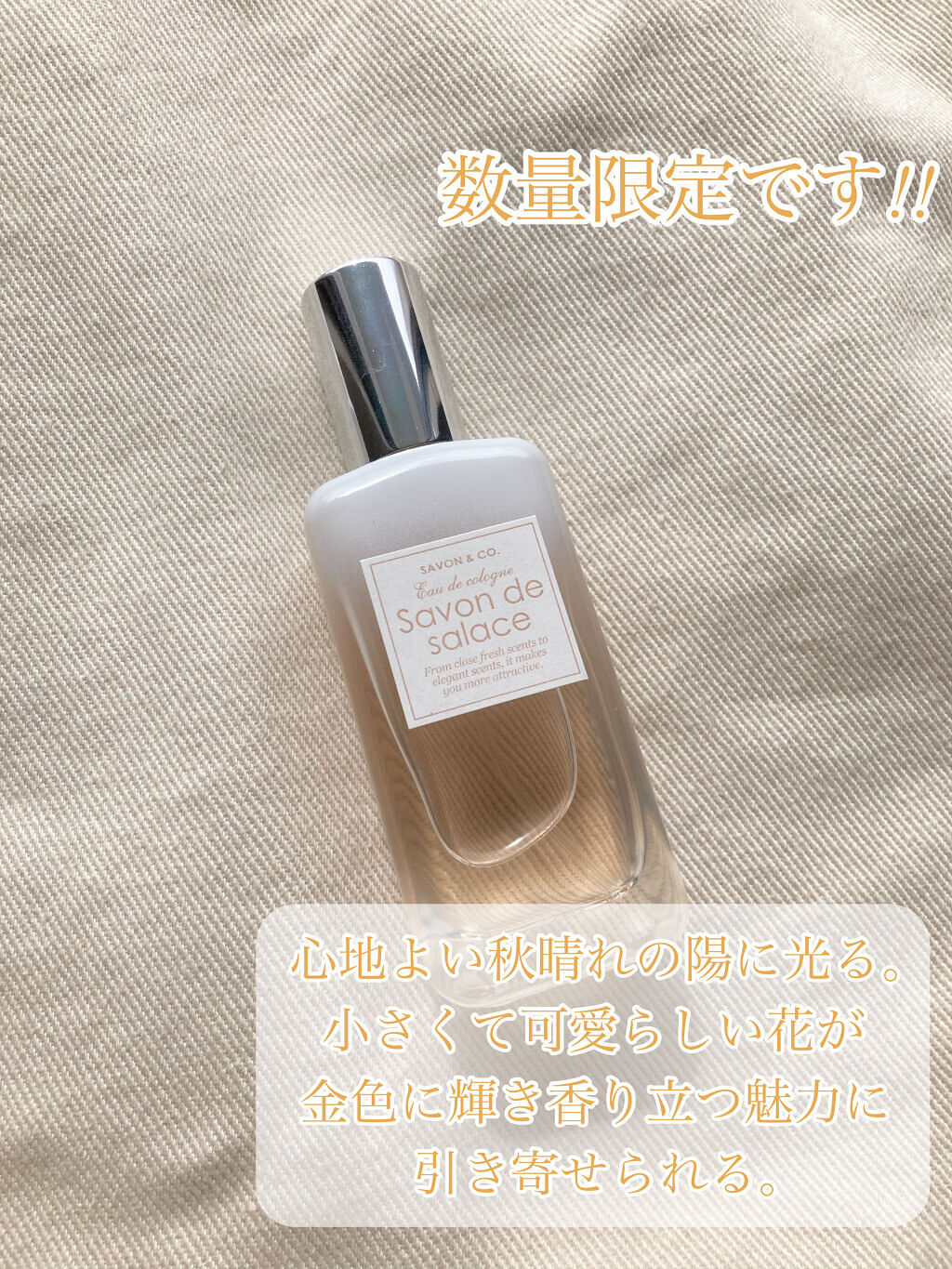 オーデコロン サヴォンドゥスイート/SAVON & CO./香水(レディース)を使ったクチコミ（3枚目）