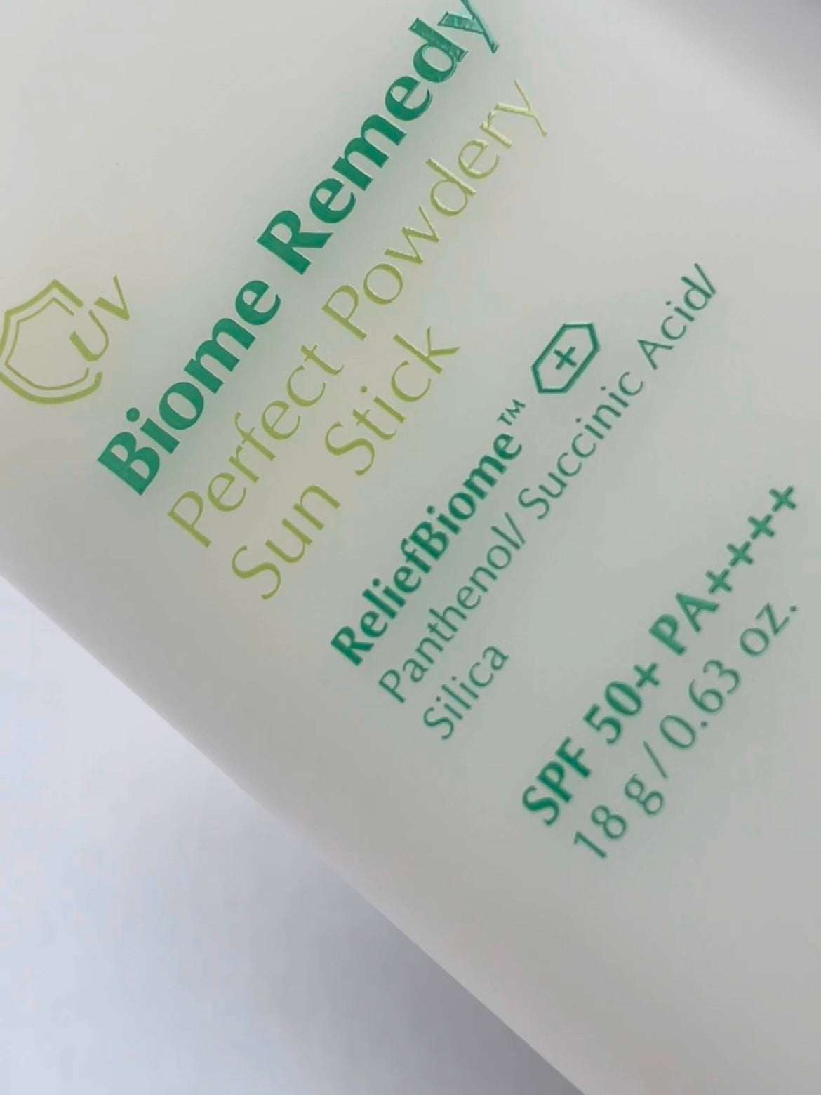 バイオームパーフェクトさらさらUVスティック/UIQ/日焼け止めスティックを使ったクチコミ(2枚目)