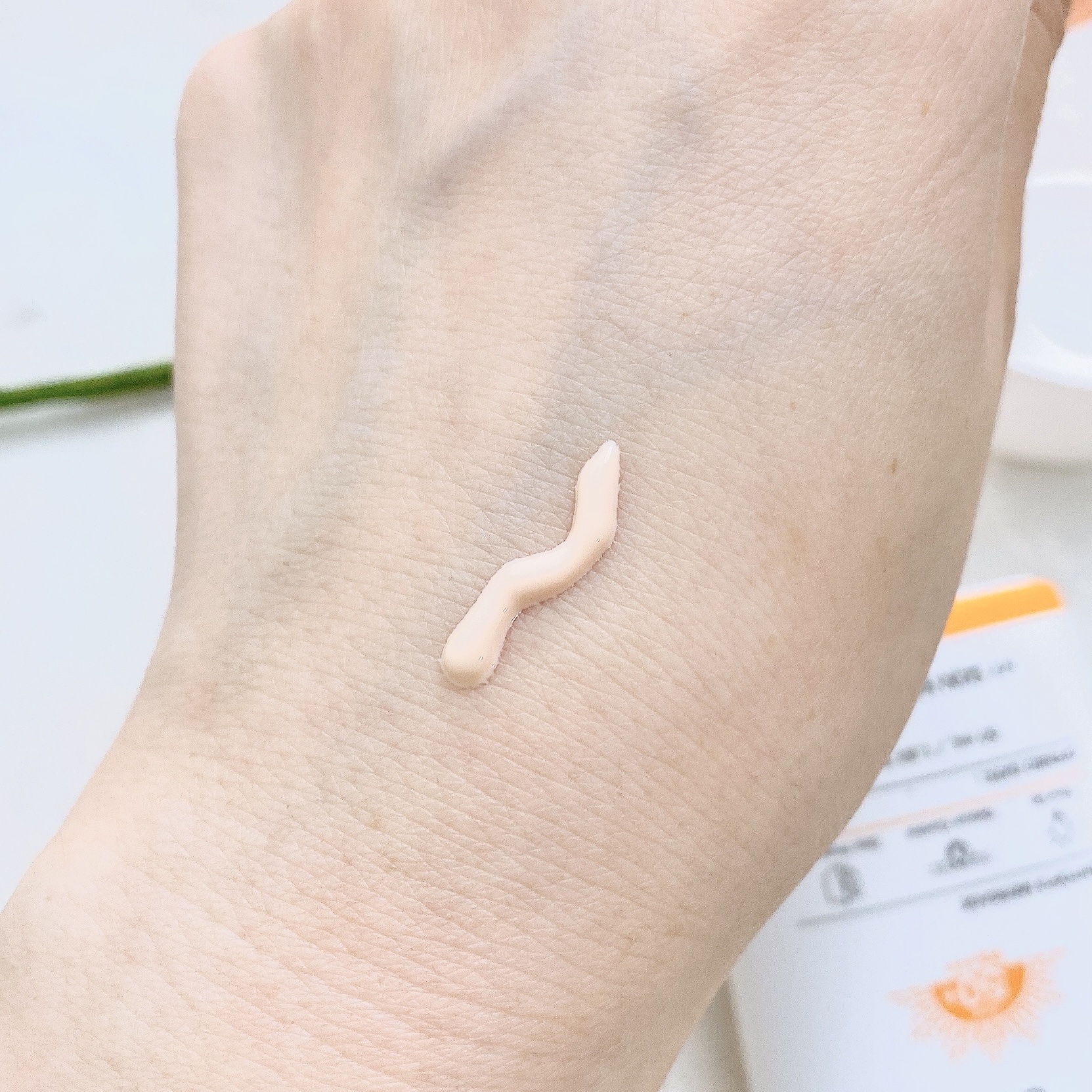 グリーンマイルドアップサンプラス/Dr.G/日焼け止めクリームを使ったクチコミ（3枚目）