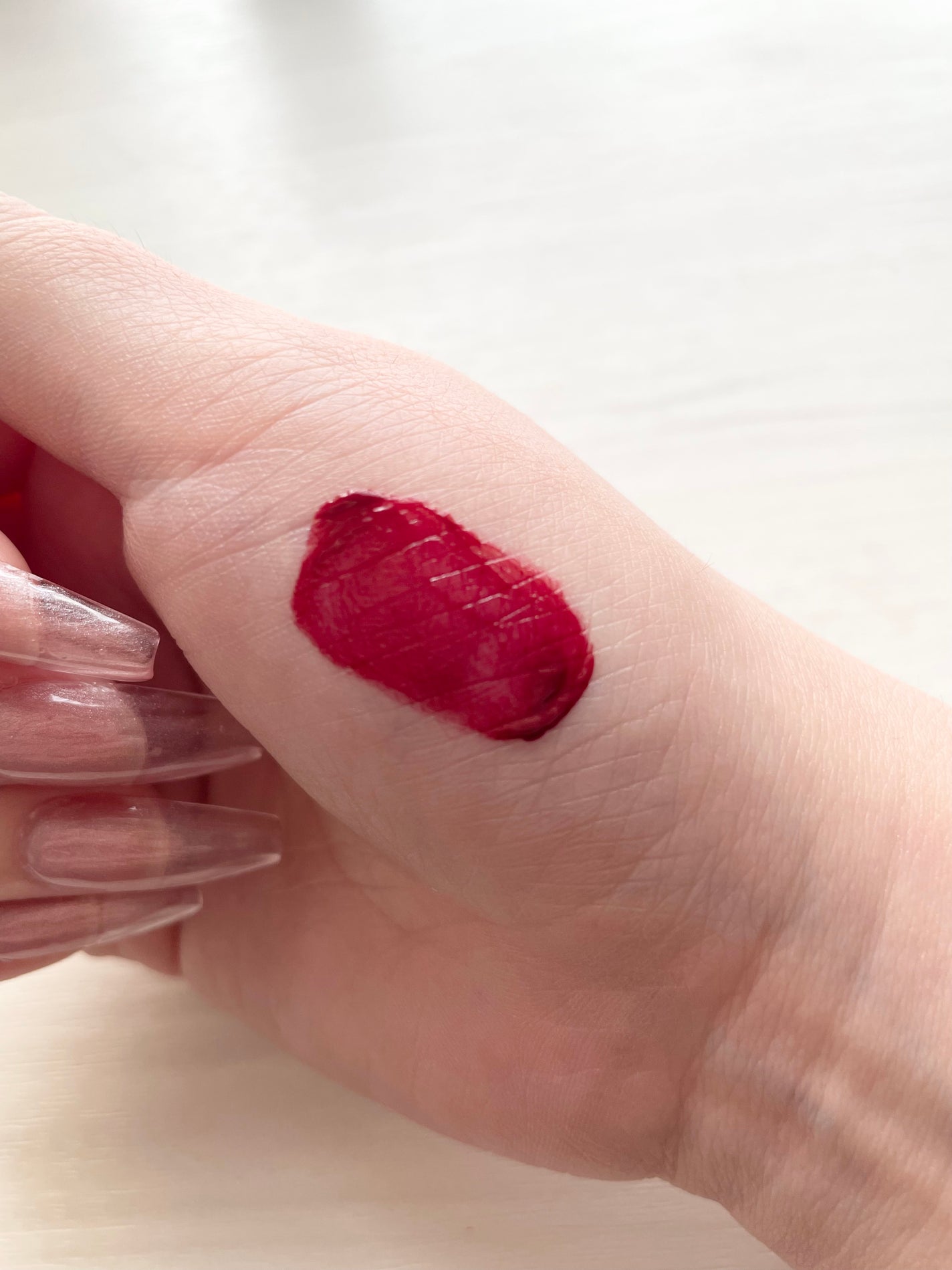 ジューシーラスティングティント/rom&nd/リップティントを使ったクチコミ(2枚目)