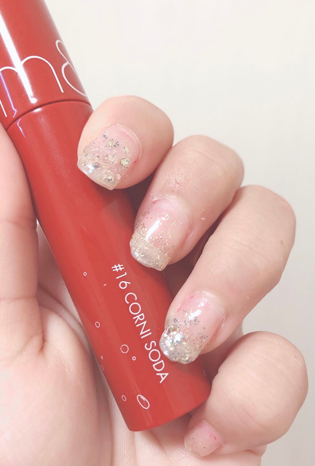 ジューシーラスティングティント/rom&nd/リップティントを使ったクチコミ(2枚目)