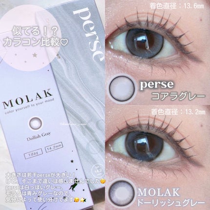 perse 1day/perse/ワンデー(1DAY)カラコンを使ったクチコミ(4枚目)