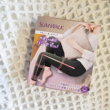 SLIMWALK スキニールームウェアのクチコミ「スリムウォーク スキニールームウェア✨

ラクちんすぎる美脚ケアはこれで決まり♫


普段から.....」（2枚目）