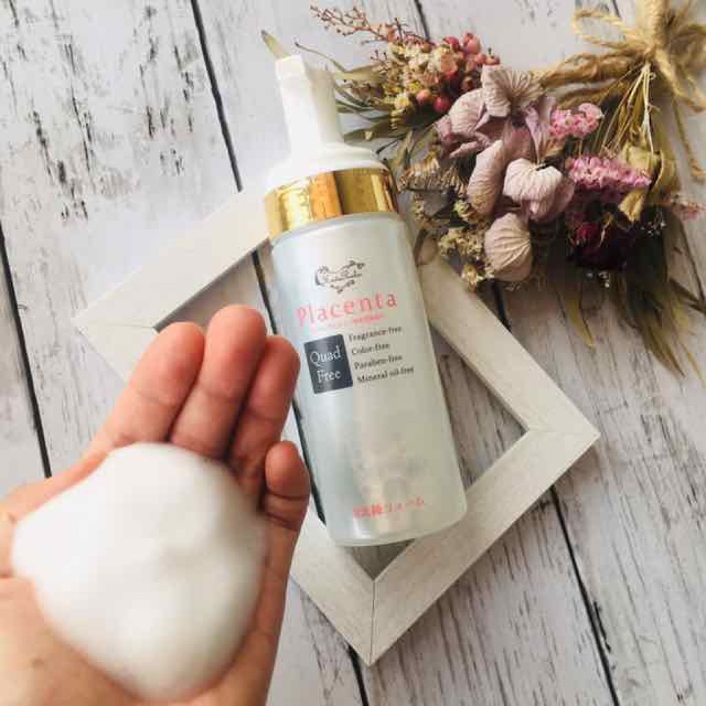 肌楽プラセンタ 洗顔フォーム/マックス/洗顔フォームを使ったクチコミ（2枚目）