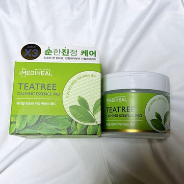 🌈MEDIHEAL/TEATREE CALMING ESSENCE PAD🌈


何か拭き取りシートが欲しくて、調べたところこちらが良いとのことで14,090ウォン(約1,490円)で購入しました💫
開