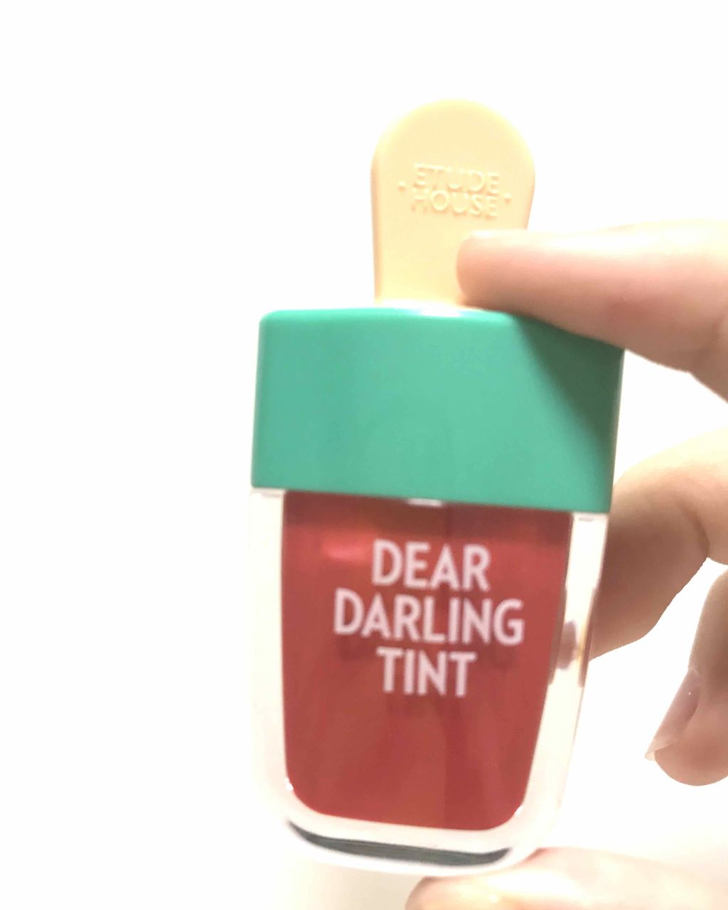 ディアダーリン ウォータージェルティント （アイスティント）/ETUDE/口紅を使ったクチコミ（2枚目）