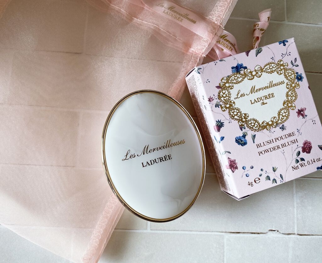 パウダーブラッシュ/レ・メルヴェイユーズ ラデュレ/パウダーチークを使ったクチコミ（1枚目）