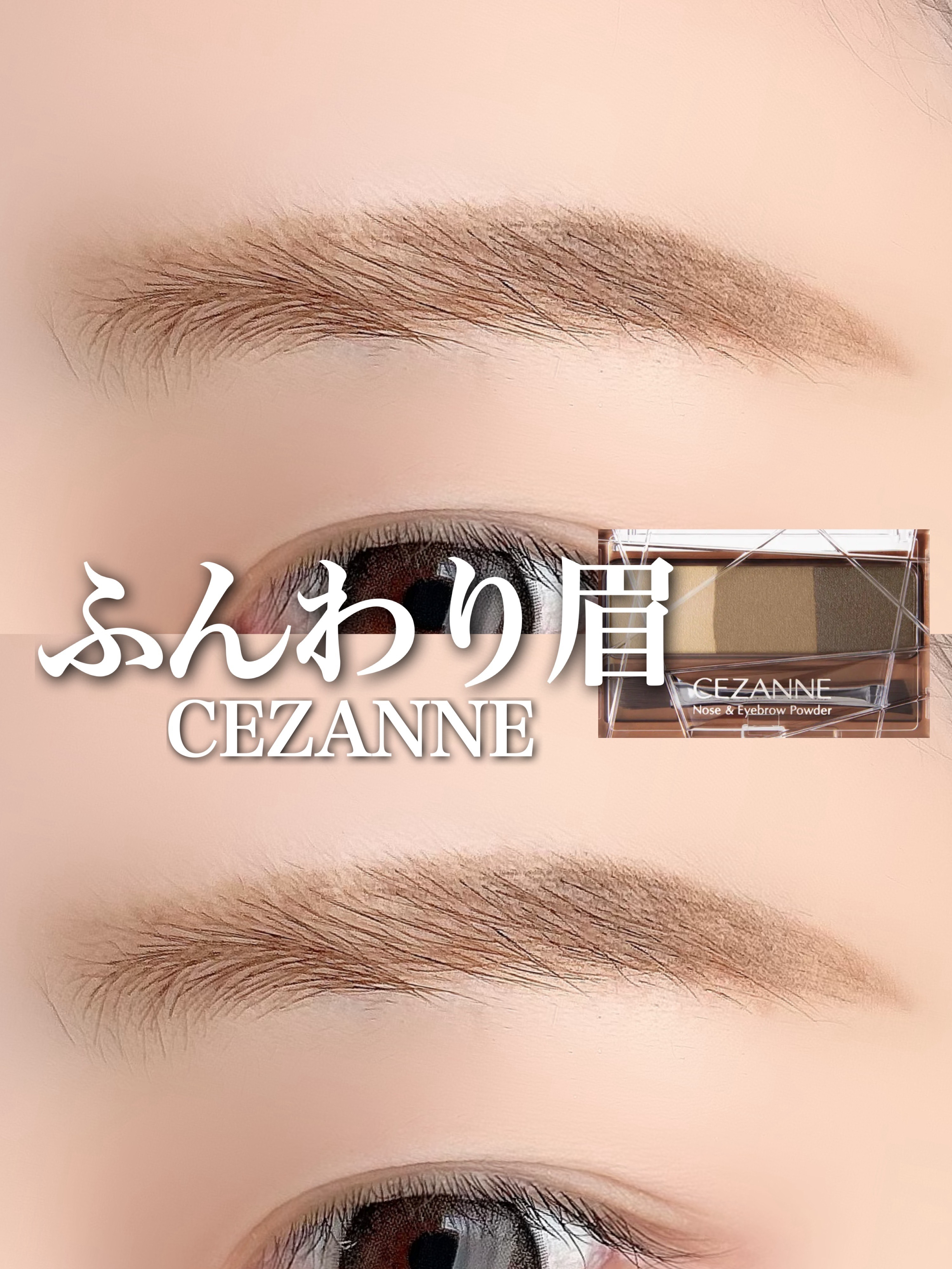 ノーズ＆アイブロウパウダー/CEZANNE/パウダーアイブロウを使ったクチコミ（1枚目）