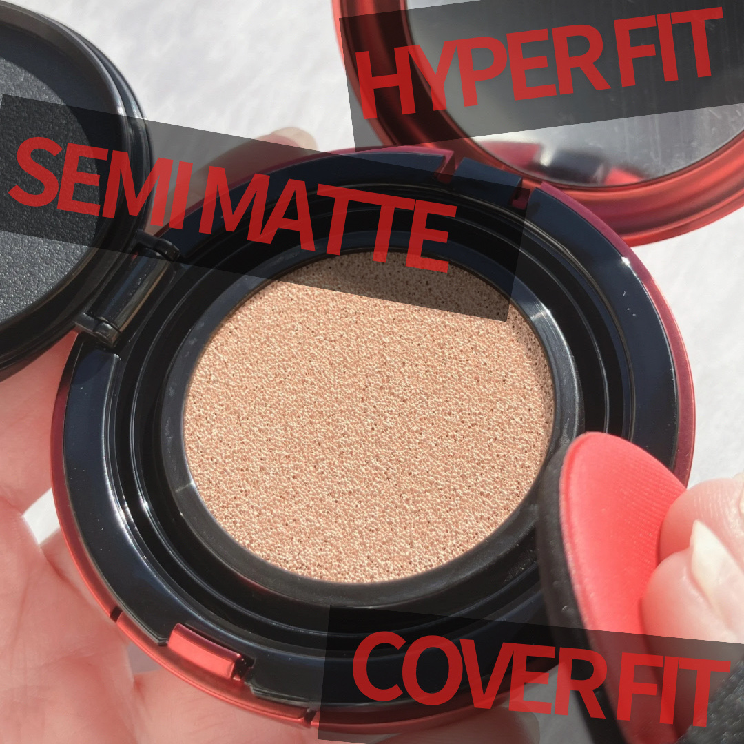 ハイパーカバーフィットクッション red/APRILSKIN/クッションファンデーションを使ったクチコミ（2枚目）