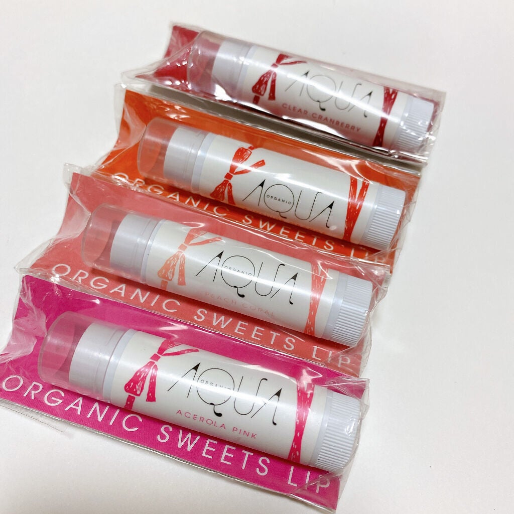 オーガニックスイーツリップ/アクア・アクア/リップケアを使ったクチコミ(1枚目)