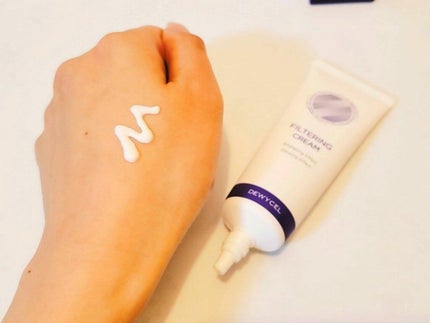 フィルタリングクリーム/DEWYCEL/日焼け止めクリームを使ったクチコミ(2枚目)