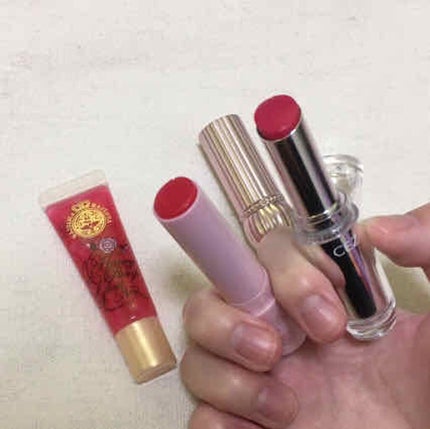 ラスティンググロスリップ/CEZANNE/口紅を使ったクチコミ(2枚目)