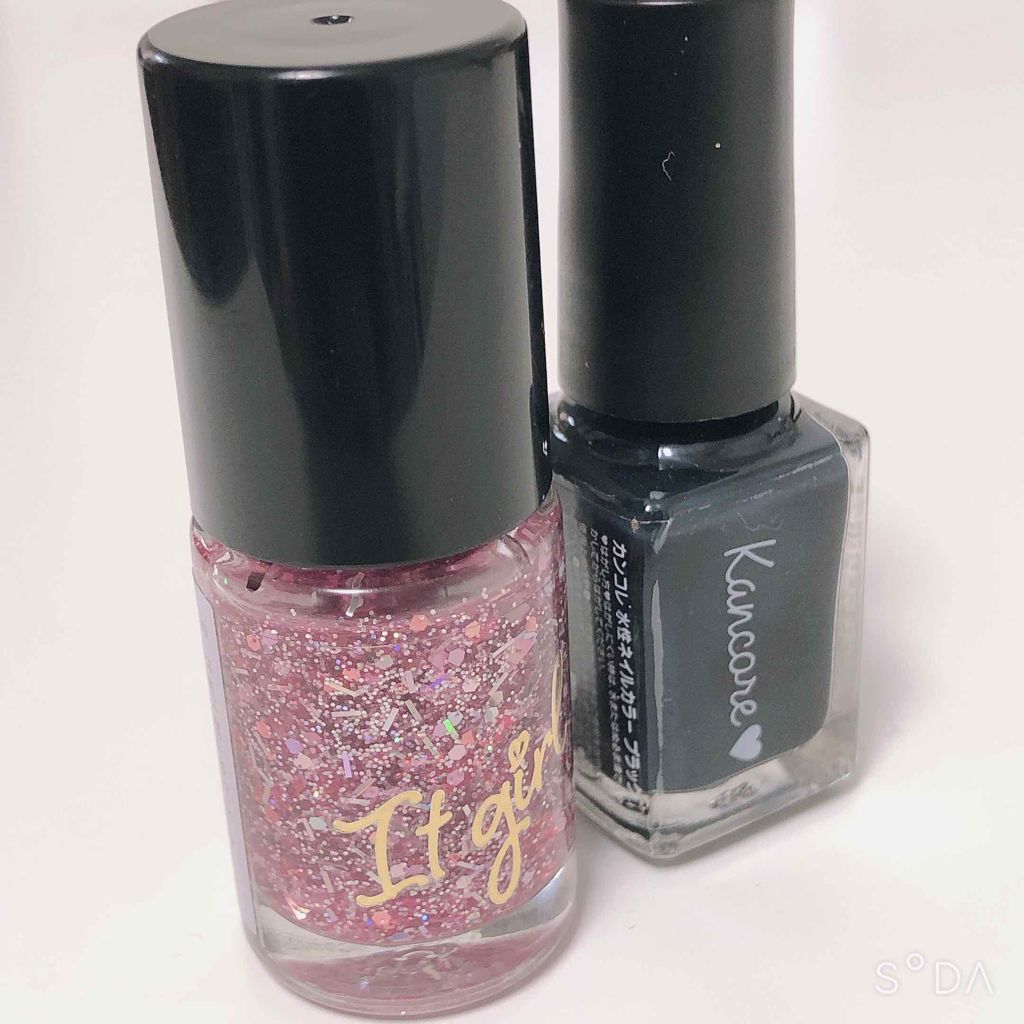 カンコレ 水性ネイルカラー/DAISO/マニキュアを使ったクチコミ(2枚目)