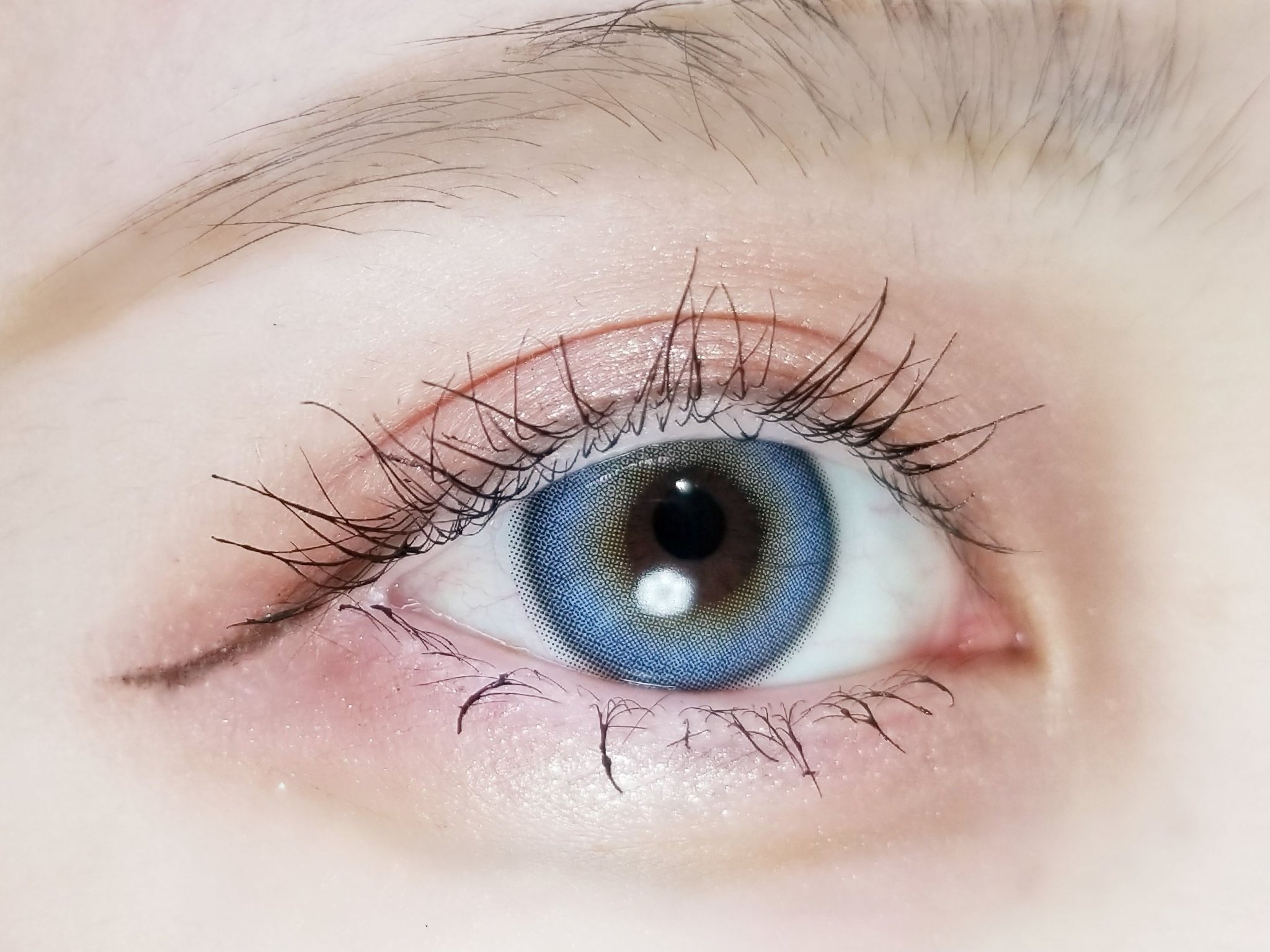 Lapis blue/eyesm/カラーコンタクトレンズを使ったクチコミ（1枚目）
