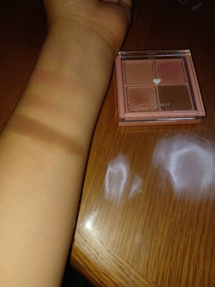 ベターザンアイズ/rom&nd/アイシャドウパレットを使ったクチコミ(5枚目)