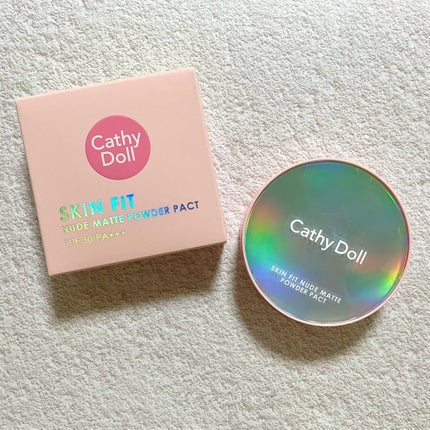 スキンフィットヌードマットパウダーパクト/CathyDoll/プレストパウダーを使ったクチコミ(1枚目)