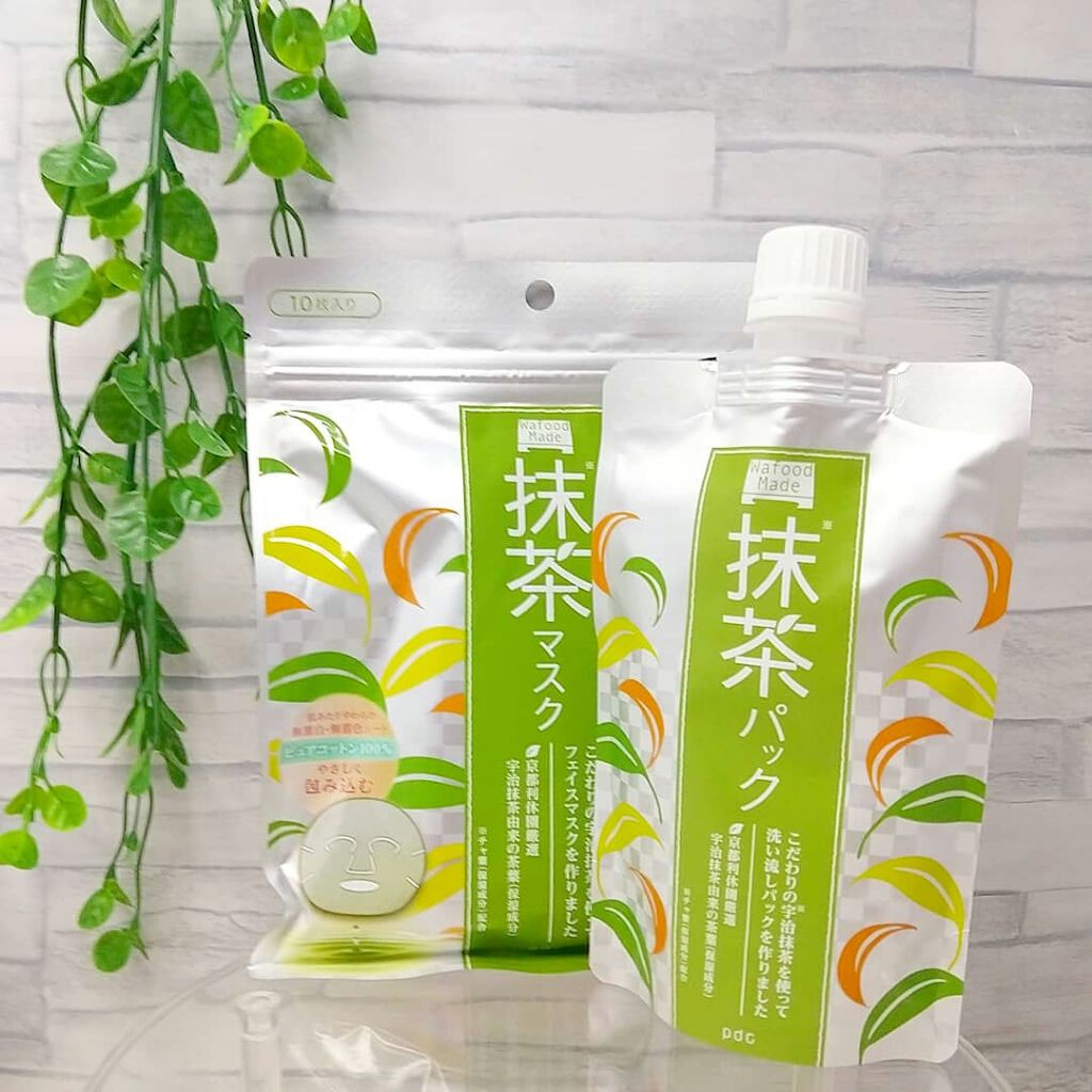 ワフードメイド　宇治抹茶マスク/pdc/シートマスク・パックを使ったクチコミ（1枚目）