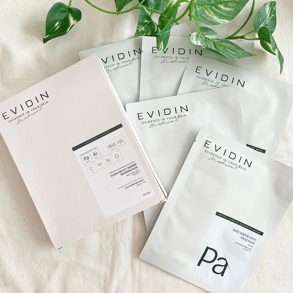 PROTECT BARRIER RENEWING MASK/EVIDIN/シートマスク・パックを使ったクチコミ（1枚目）