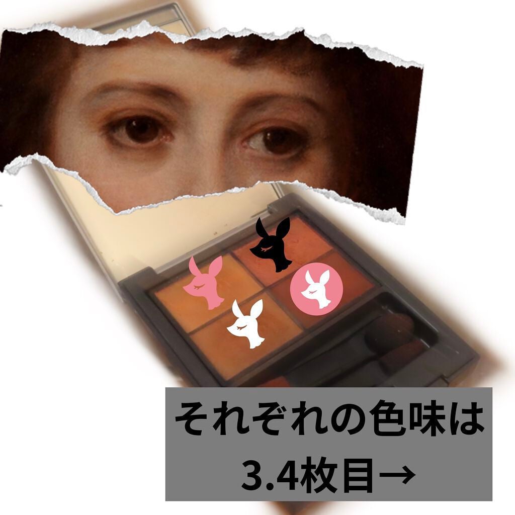 パレットアイシャドウ/&be/アイシャドウパレットを使ったクチコミ(2枚目)