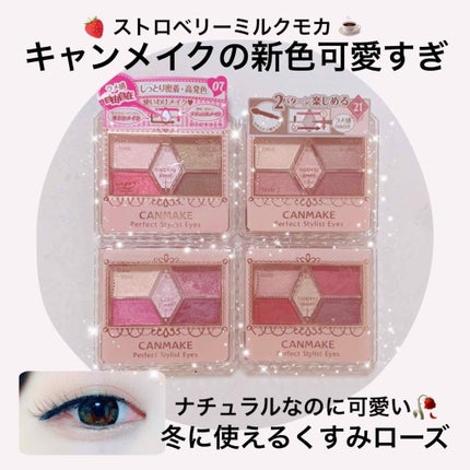 【旧品】パーフェクトスタイリストアイズ/キャンメイク/アイシャドウパレットを使ったクチコミ(1枚目)