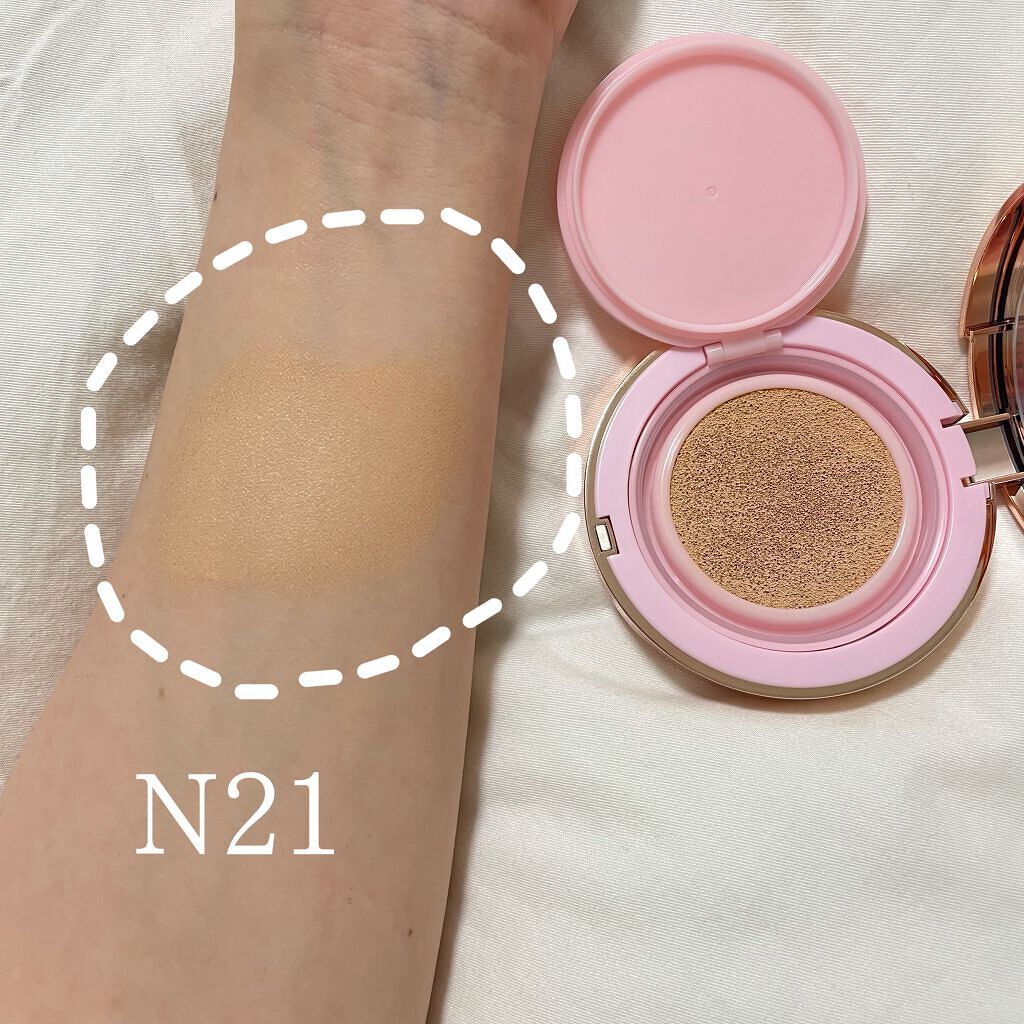 ピンクティーツリーカバークッション/APLIN/クッションファンデーションを使ったクチコミ(3枚目)