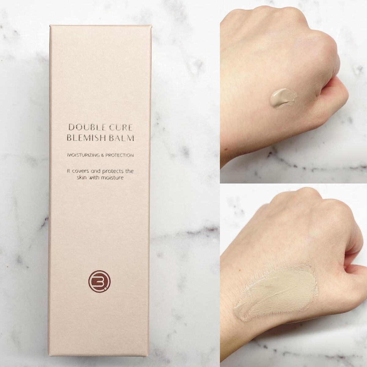 ダブルキュアブレミッシュバーム/BQCELL/BBクリームを使ったクチコミ（2枚目）