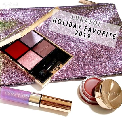 ホリデーフェイバリット2019/LUNASOL/メイクアップキットを使ったクチコミ(2枚目)